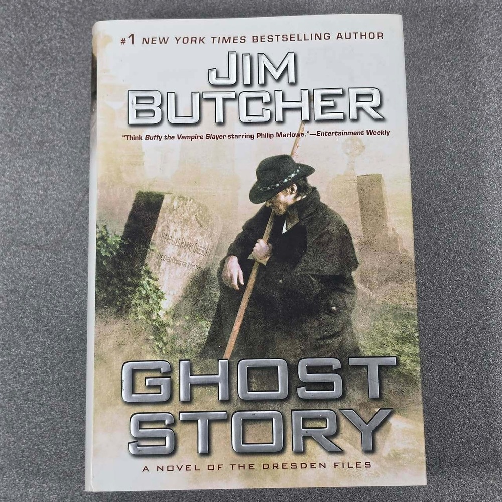 Jim Butcher Ghost Story Book Excellent First Edition Dresden Files